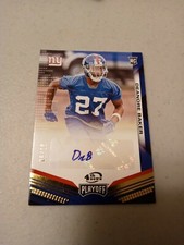 2019 Playoff Autograph #244 Deandre Baker 4th Down GIANTS AUTO #D 6/10
