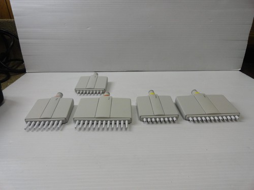Lotto di 5 moduli Labsystems Finnpipette - pipetta 10ul 50ul 300ul - Foto 5 di 9
