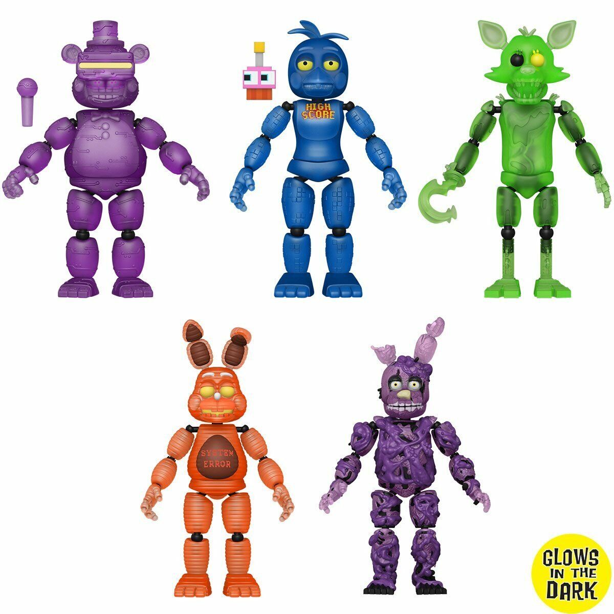 Action Figure: Five Nights at Freddy's - Freddy (Glow) 