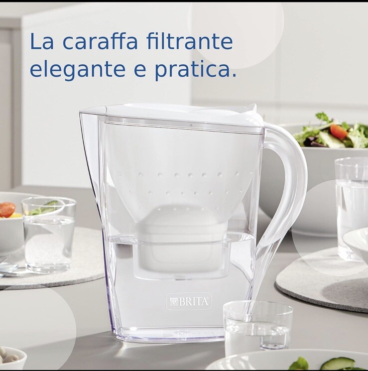 BRITA Marella Water Filter Jug Graphite 2.4L + 3x MAXTRA PRO Allin1