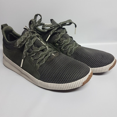 Sorel Out N About Plus Olive Green Women's 10.5 Sneaker NL3257-326 Waterproof