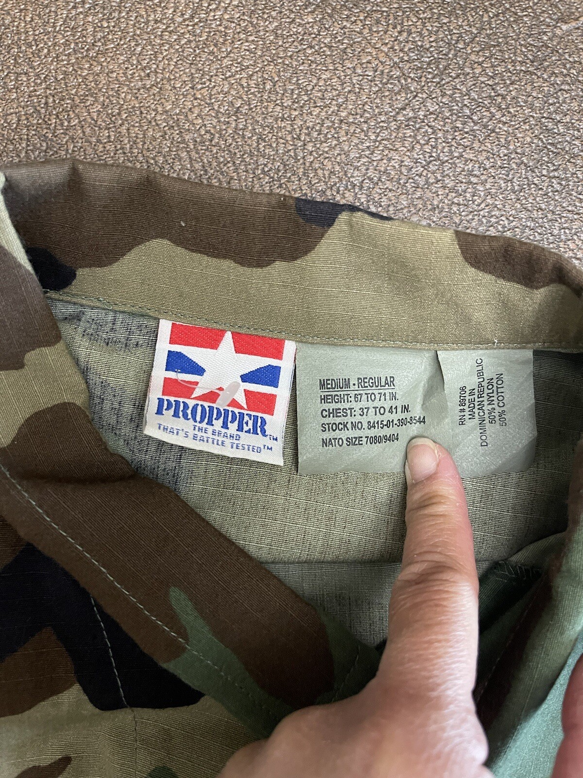 Propper Jacket Mens Medium- Regular Brown Green C… - image 6