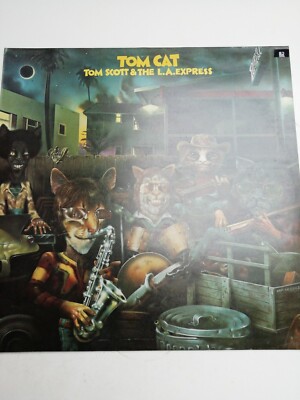Tom Scott and the L.A. Express-Tom Cat-vinyl LP-Ode records 1975-VG+/VG