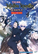DVD Anime Jujutsu Kaisen Season 2 TV Series 1-23 End English Dub, All Region