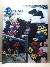 Annie's Attic Ripples of Spring Crochet Pattern Leaflet Quilt  Afghan Club