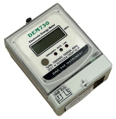 DEM730P Electric Kwh Submeter, RS485, 1P3W (2 Hot Wire, 1 Neutral), 120/240V, 50