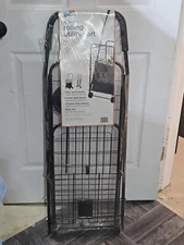 All Purpose Folding Shopping Cart Light Duty Collapsible Rolling Utility Cart