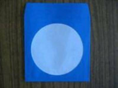 1000 NEW 120 GRAM HEAVY GUAGE BLUE PAPER CD SLEEVE W/WINDOW & FLAP JS205