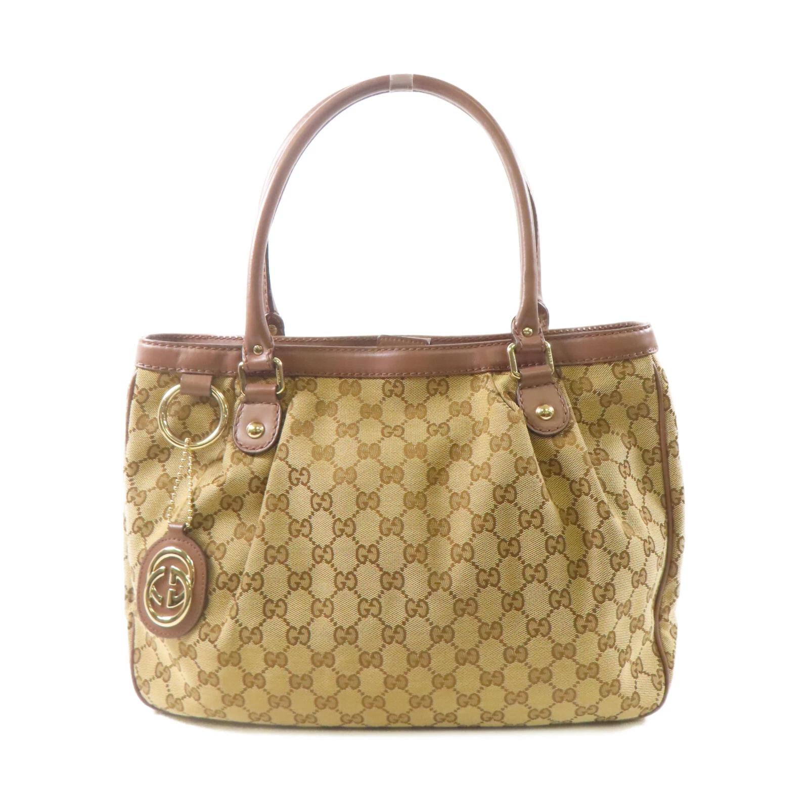 Sac à bandoulière GUCCI GG GHW 296835 toile marron