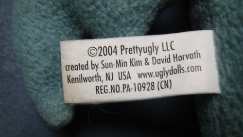 Vintage 2004 UGLYDOLL Ice-Bat Large 13" Bluish From Large Collection VGC - Picture 4 of 6