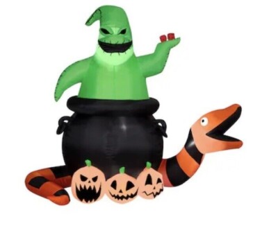 Disney 6.56-ft Pre-Lit The Nightmare Before Christmas Oogie Boogie Inflatable