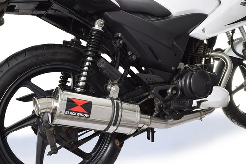 CBF 125 CBF125 2008-2018 Full Exhaust System Oval Silencer End Can 300SS - 第 6/6 張圖片