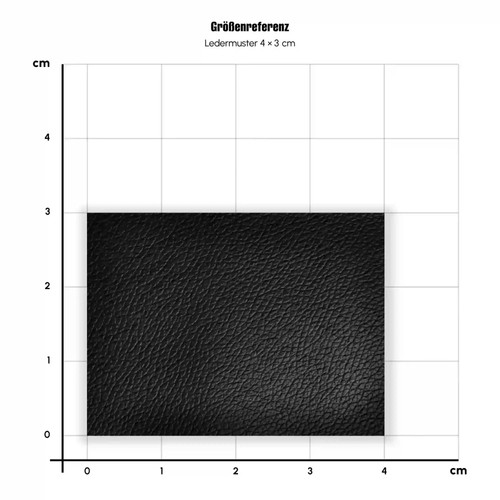 LEDER-KLAUS Motif Cuir Premium Veilli/Seidenmatt, 4x3 cm - Photo 2/20