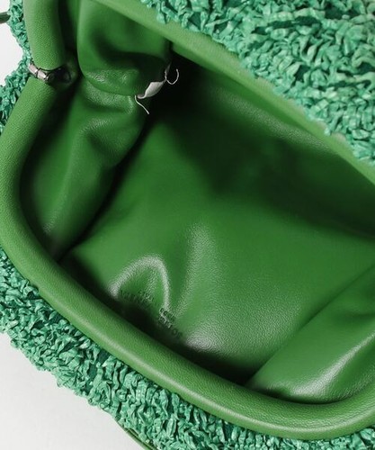 BOTTEGA VENETA Mini The Pouch Schultertasche Grün Damen - Bild 4 von 24
