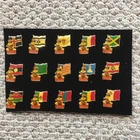 Vintage 1984 Coca Cola Olympic Sam Eagle Country Flag Lapel Pin Lot Set of 15
