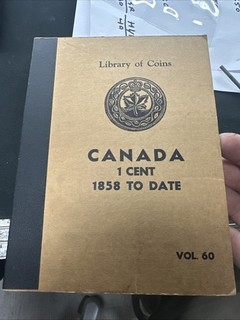 Partially Complete Library Of Coins Canada 1 Cent Album. 29 Coins