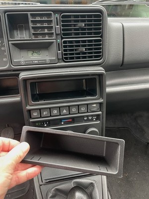 Lancia Delta Integrale stereo radio storage insert