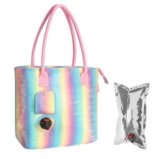 Wine Tote Bag Beach Cooler Drink Purse Travel Bag with Spout for Picnic