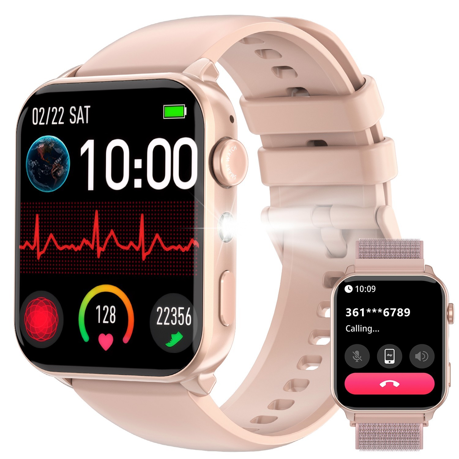 Smart Watch For Men Women Smartwatch Bluetooth  Fitness Tracker For IOS Samsung