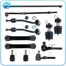 12x Front Lower Control Arms Ball Joints Sway Bar For Jeep Wrangler TJ 1997-2006