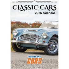 Classic Cars Calendar 2026 | A3 Car Calendar