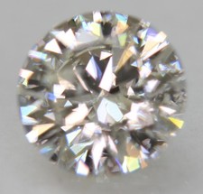 Certified 0.70 Carat D Color SI1 Round Brilliant Natural Loose Diamond 5.76mm