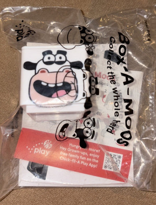 2025 Chick-fil-A Kids Meal Activity Box-A-Moos Toy NEW Sealed Collectible