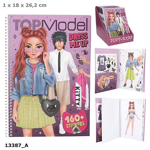 4010070695538 Zestaw Dress Me Up Big Top Model Rebel Kitty 13387A Depesche 4790₽