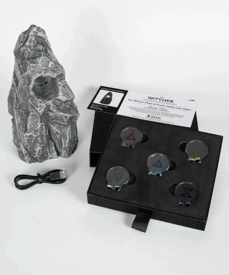 The Witcher 3 Wild Hunt Place of Power Light LED Signs Statue Figur Official - Bild 2 von 4