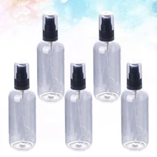  5 Pcs Plastic Mist Spray Bottle Misting Water Cosmetics Small Best Bottles