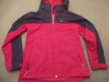 Columbia Size S Kids Red Insulated Hooded Pockets Full Zip Outdoor Jacket 020