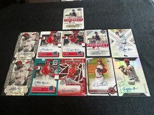 2022 Donruss Optic TJ Friedl PRIZM AUTO + MOSAIC PRIZM AUTO +Lopez AUTOS +6 AUTO