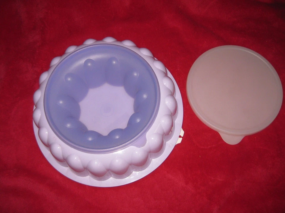 Tupperware Puddingform großer Prinz ø 21cm Eisbombe Terrine Eis m 2x Deckel - Bild 2 von 4