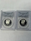 1992-S and 1993 -S Silver Kennedy Half Dollars PCGS PR69DCAM Beautiful