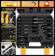 18-Piece Impact Socket Extension Set - 1/4, 3...