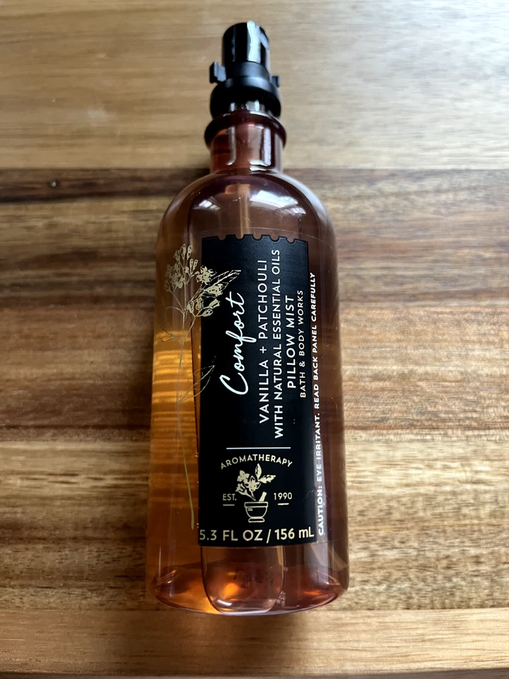 Bath & Body Works aromaterapia COMFORT vainilla + pachulí almohada niebla 5,3 oz.  Foto 4 de 4