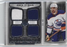 2024-25 Upper Deck The Cup Foundations Quad Jerseys 39/49 Zach Hyman #F-ZH 1q2