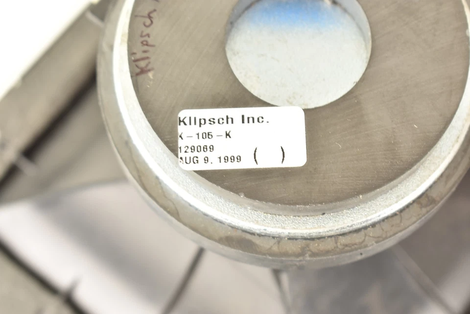 Altavoz tweeter bocina Klipsch K-105-K Tractrix para PIEZAS/REPARACIÓN Foto 4 de 4