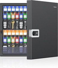 Uniclife 48 Keys Key Lock Box, Wall Mount Key Box, Key Cabinet, Car Key Organize