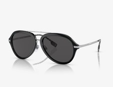 Image of BURBERRY Jude New Genuine Sunglasses Men BE4377 Black Frame / Grey Lens