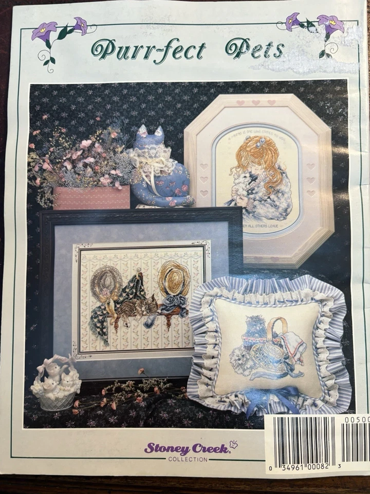 Stoney Creek Collection ‘ Purr-fect Pets’ Cross Stitch Patterns / Booklet  - Image 2 of 4