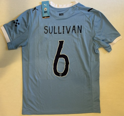 #ad Cavan Sullivan Manchester City #6 Light Blue Jersey NWT Philadelphia Union Sz L $54.99