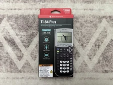 Texas Instruments TI84 Plus Graphing Calculator Black Brand New Sealed