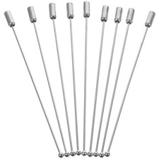 20Pcs Silver Head Pins for Jewelry Making Reusable Corsage Stick Pins for Crafts