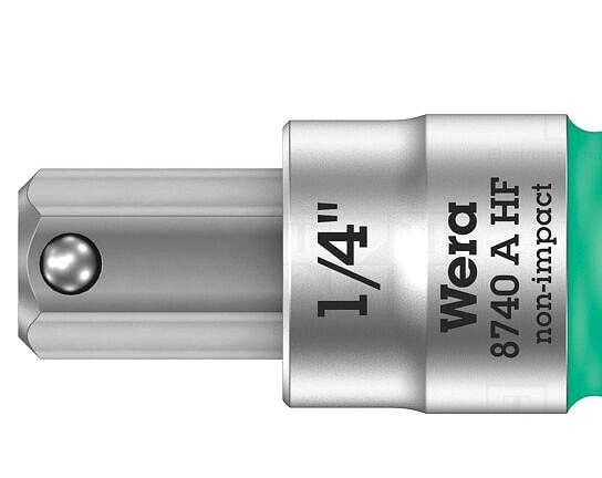 "Socket: Hex Key-Bit; Inch,Hex Plus; HEX 1/4\"; 1/4\" - WERA.05003388001 | EU Stock"-image