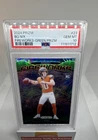 2024 Panini Prizm - Fireworks Bo Nix #23 Green Prizm (RC) PSA 10 Gem Mint