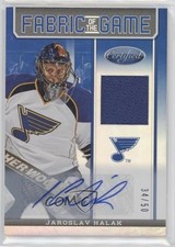 2012-13 Certified Mirror Blue Jersey 34/50 Jaroslav Halak #FOG-HAL Auto 1z9