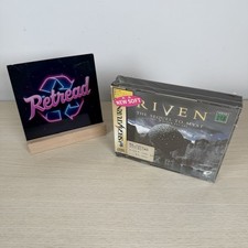 Riven: The Sequel To Myst Video Game Sega Saturn Japanese Sealed NTSC-J Rare