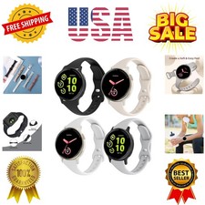 Slim Silicone Watch Bands Compatible with Garmin Vivoactive 6/ Vivoactive 5/V...