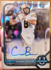 CONNOR BAZELAK 2021-22 BOWMAN UNIVERSITY 1ST CHROME RC LAVA AUTOGRAPH 59/199